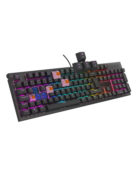 Genesis Nkg-2179 Klawiatura Gaming Usb Qwertz Niemiecki Czarny