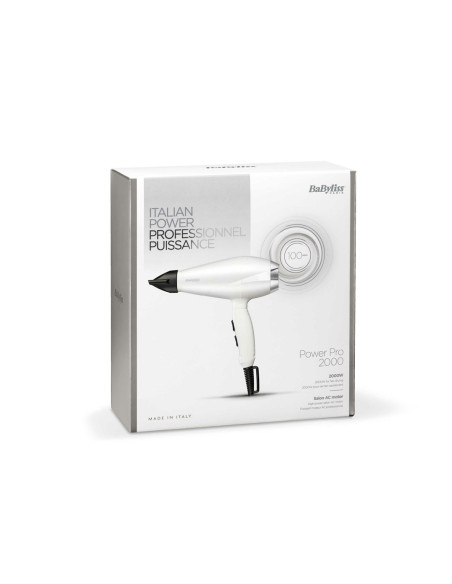 Suszarka Do Włosów Babyliss 6704We (2000W  Kolor Biały)
