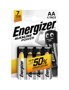 Energizer Bateria Alkaline Power Aa Lr6 Blister 4 Szt.