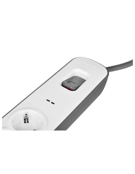 Listwa Zasilająca Belkin Power Surge 4-Port + 2Xusb-A 2M Grey/White Schuko
