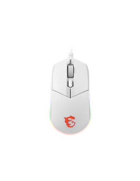 Msi Clutch Gm11 White Myszka Oburęczny Usb Typu-A Optyczny 5000 Dpi