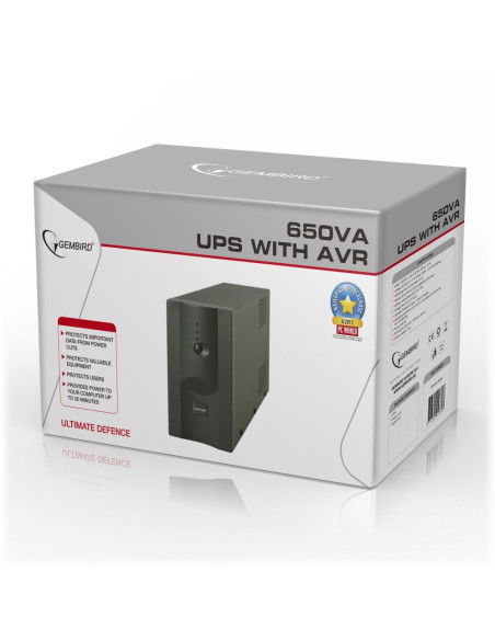Zasilacz Awaryjny Ups Energenie Power Cube Ups-Pc-652A (Desktop, Twr  650Va)