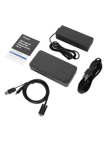 Targus Dock315Euz Huby I Koncentratory Usb 3.2 Gen 1 (3.1 Gen 1) Type-A + Mini Displayport 1.2 Czarny