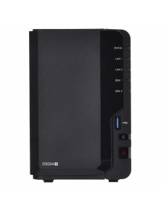 Nas Synology Ds224+  Tower  2X (3.5" Sata Hdd)  Intel Celeron J4125 ,2Gb Ddr4 (Max. 6Gb), 2X 1Gbe Rj-45 2