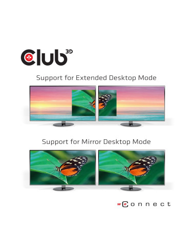 Club3D Csv-1562 Stacja Dokująca Dokujący Usb 3.2 Gen 1 (3.1 Gen 1) Type-C Czarny