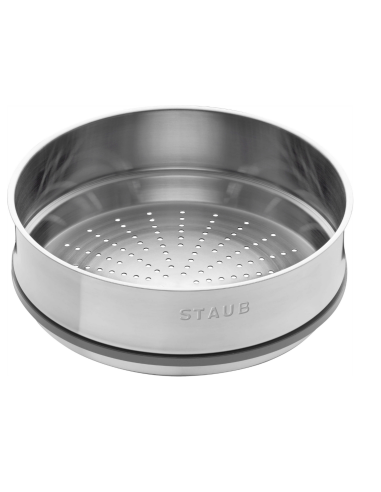 Garnek Żeliwny Okrągły Z Wkładem Staub La Cocotte 40508-819-0 - 3.8 Ltr. Grafitowy