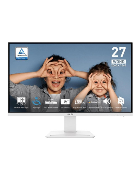 Monitor Msi 27" Pro Mp273Qw E2 Ips Qhd 100Hz 2Xhdmi Dp Głośniki