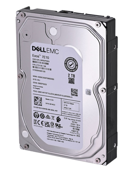 Dell 2Tb 7.2K Rpm Sata 6Gbps 512N 3.5In Cabled Hard Drive For Pe T150