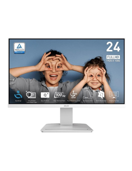 Monitor Msi 23,8" Pro Mp2412W Va Fhd 100Hz Hdmi Dp