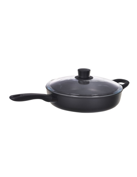 Patelnia Ballarini Avola Sauté Z 2 Uchwytami I Pokrywką Tytanowa 28 Cm 75002-914-0