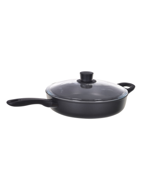 Patelnia Ballarini Avola Sauté Z 2 Uchwytami I Pokrywką Tytanowa 28 Cm 75002-914-0