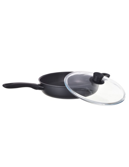 Patelnia Ballarini Avola Sauté Z 2 Uchwytami I Pokrywką Tytanowa 28 Cm 75002-914-0