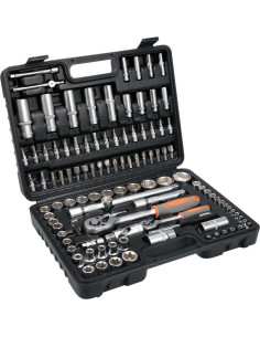 Zestaw Kluczy 108 Elementów 1/2", 1/4" T58685 Sthor