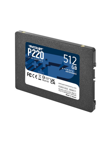 Ssd Patriot P220 512Gb Sata3 2,5"