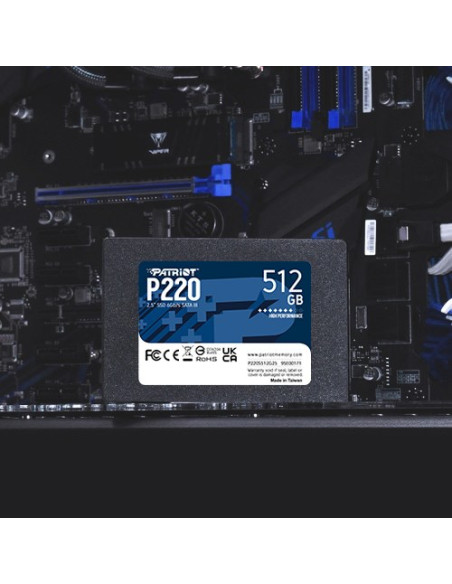 Ssd Patriot P220 512Gb Sata3 2,5"
