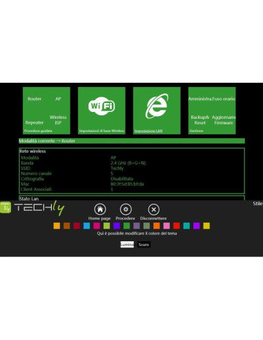 Techly I-Wl-Repeater2 Router Bezprzewodowy Fast Ethernet Czarny, Biały