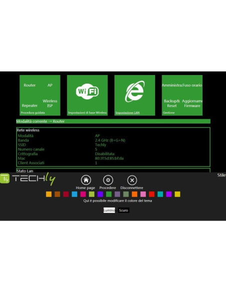 Techly I-Wl-Repeater2 Router Bezprzewodowy Fast Ethernet Czarny, Biały