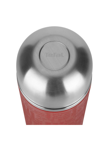 Termos Tefal K3068414 (1000 Ml   Silikon, Stal Nierdzewna  Kolor Czerwony)