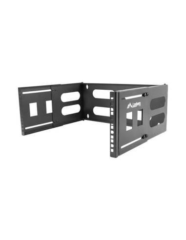 Uchwyt Ścienny Rack 19" 4U 497X400/240 Czarny Lanberg
