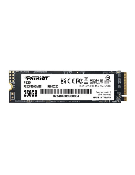 Ssd Patriot Viper P320 M.2 Pci-Ex4 Nvme 256Gb 2.2Gb/S