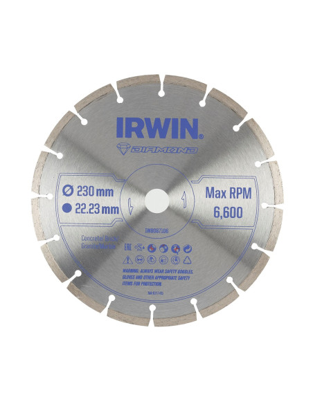 Irwin Tarcza Diamentowa 230Mm X 22,23Mm / Segmentowa