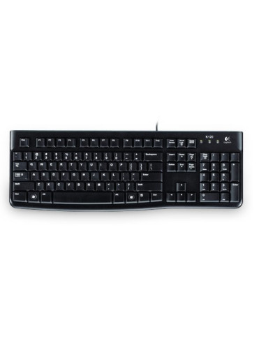 Logitech K120 Corded Keyboard Klawiatura Usb Qwertz Niemiecki Czarny