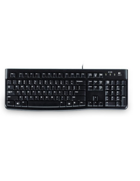 Logitech K120 Corded Keyboard Klawiatura Usb Qwertz Niemiecki Czarny