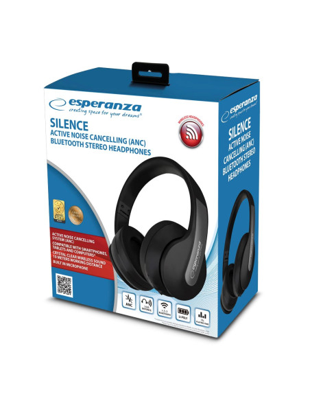 Esperanza Słuchawki Bluetooth Anc Silence Eh240
