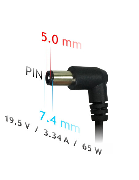Zasilacz Sieciowy Akyga Ak-Nd-05 Do Notebooka Dell (19,5 V  3,34 A  65W  7.4 Mm X 5 Mm)