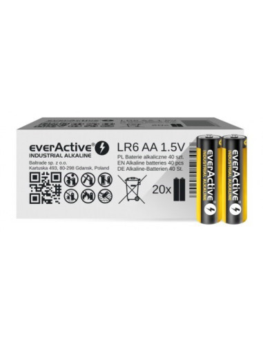 Zestaw Baterii Aa Everactive Evlr6S2Ik (X 40)