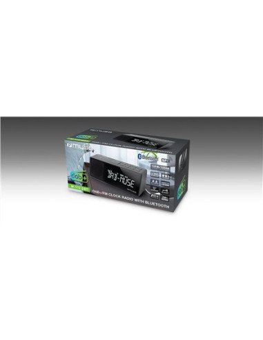 Muse M-172Dbt Radio Dab+ / Fm Rds, Przenośne, Czarne Muse M-172 Dbt Funkcja Alarmu Nfc Czarny