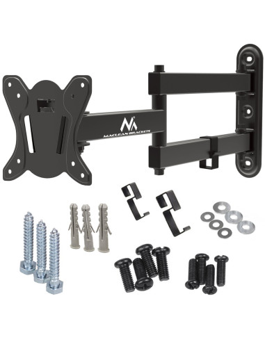 Maclean Uchwyt Do Telewizora Lub Monitora Max. Vesa 100X100, 13-32", 30Kg, Czarny Mc-417