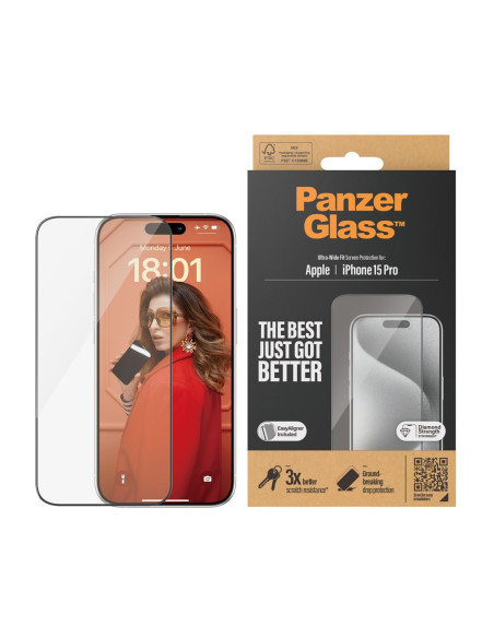Panzerglass Ultra Wide Fit Przezroczysta Ochrona Ekranu Apple 1 Szt.