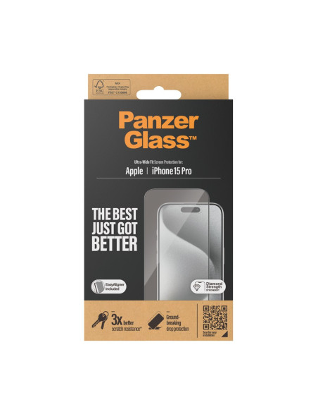 Panzerglass Ultra Wide Fit Przezroczysta Ochrona Ekranu Apple 1 Szt.