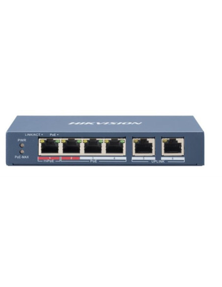 Switch Poe Hikvision Ds-3E0106Hp-E 6-Portowy