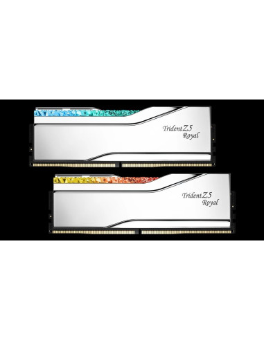 G.skill Trident Z5 Royal Rgb Ddr5 2X48Gb 6400Mhz Cl32 Xmp3 Silver F5-6400J3239F48Gx2-Tr5S