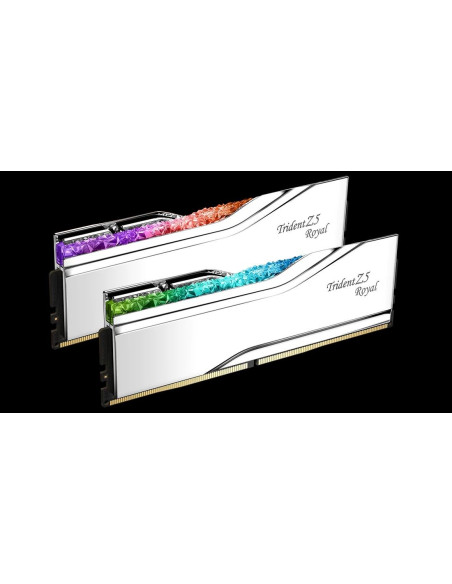 G.skill Trident Z5 Royal Rgb Ddr5 2X48Gb 6400Mhz Cl32 Xmp3 Silver F5-6400J3239F48Gx2-Tr5S