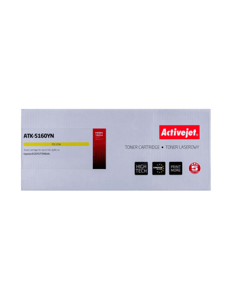 Activejet Atk-5160Yn Toner (Zamiennik Kyocera Tk-5160Y  Supreme  12000 Stron  Żółty)