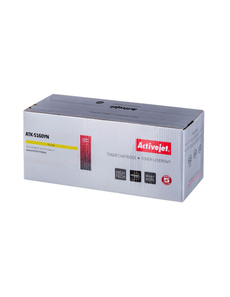 Activejet Atk-5160Yn Toner (Zamiennik Kyocera Tk-5160Y  Supreme  12000 Stron  Żółty)