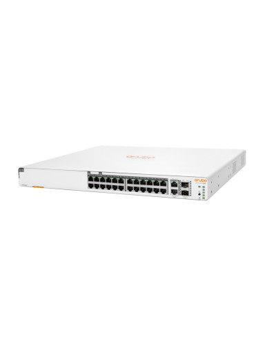 Aruba Instant On 1960 24G 20P Class4 4P Class6 Poe 2Xgt 2Sfp+ 370W Zarządzany L2+ Gigabit Ethernet (10/100/1000) Obsługa Poe 1U 