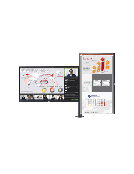 Lg 27Qp88Dp-Bs Monitor Komputerowy 68,6 Cm (27") 2560 X 1440 Px Quad Hd Led Czarny