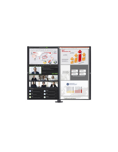 Lg 27Qp88Dp-Bs Monitor Komputerowy 68,6 Cm (27") 2560 X 1440 Px Quad Hd Led Czarny