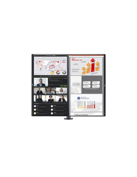 Lg 27Qp88Dp-Bs Monitor Komputerowy 68,6 Cm (27") 2560 X 1440 Px Quad Hd Led Czarny