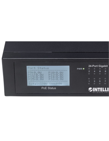 Intellinet Switch Gigabit 24X Rj45 Poe+, 2X Sfp, W