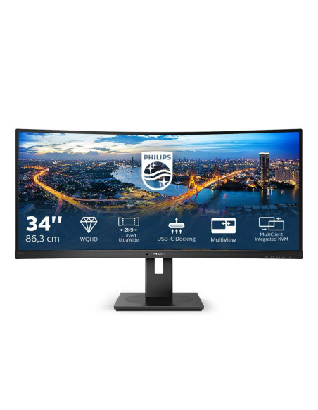 Philips B Line 346B1C/00 Monitor Komputerowy 86,4 Cm (34") 3440 X 1440 Px Quad Hd Lcd Czarny