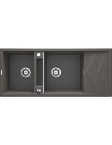 Zlewozmywak Granitowy Magnetyczny 2-Komorowy Z Ociekaczem Zrm_T213 5907650817222