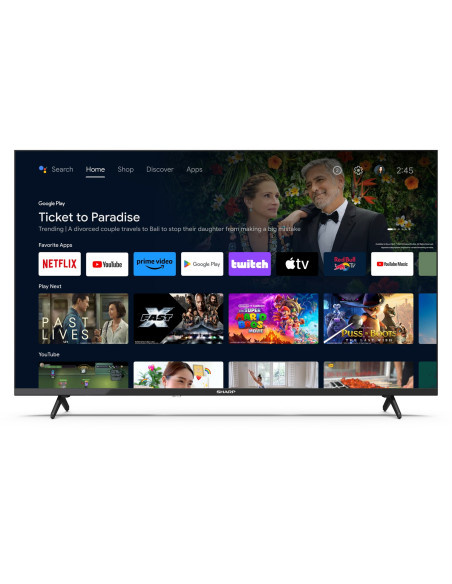 Sharp 43Fh2Ea Telewizor 109,2 Cm (43") Full Hd Smart Tv Wi-Fi Czarny
