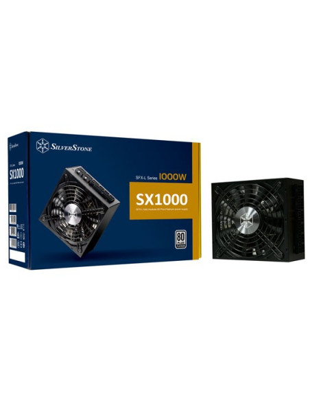 Silverstone Sx1000 Moduł Zasilaczy 1000 W 24-Pin Atx Sfx-L Czarny