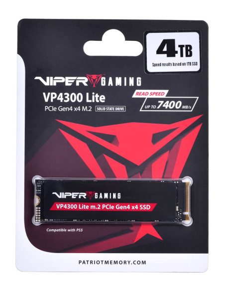 Ssd Patriot Viper Vp4300L M.2 Pci-Ex4 Nvme 4Tb