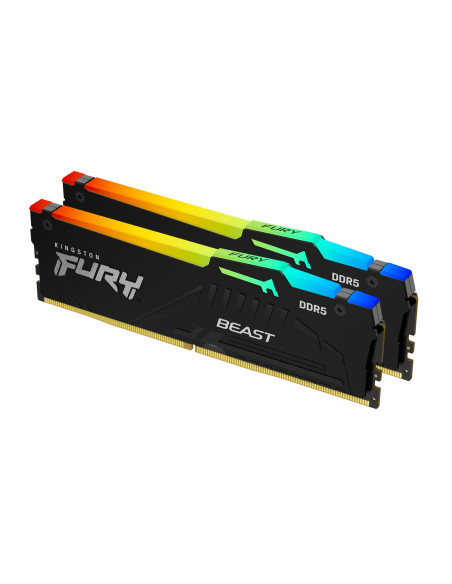 Kingston Fury Ddr5 64Gb (2X32Gb) 6000Mhz Cl36 Beast Black Rgb Expo